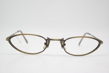 Vintage Brille FREUDENHAUS Vintage Messing Oval Brillengestell eyeglasses