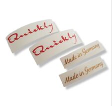 NSU Quickly * UK Export * Made in Germany * Set Sticker Logo Abziehbilder