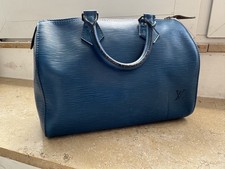 Louis Vuitton Epi Blau Speedy –– Guter Zustand