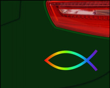 Aufkleber Christenfisch