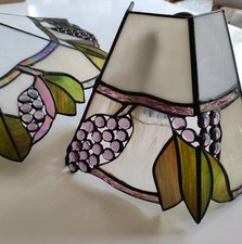 Tiffany Style Wandlampe weiß