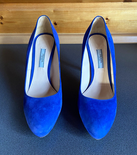 Prada wildleder pumps - pumps, blau