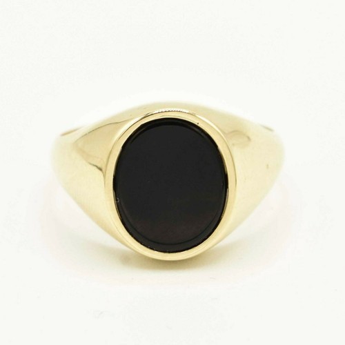 Ovaler schwarzer onyx - schwarzer,