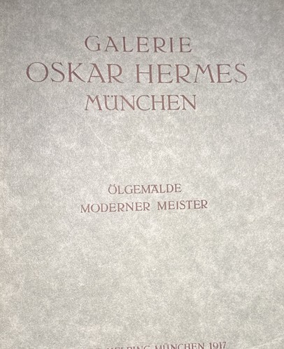 Hugo helbing galerie - galerie, oskar