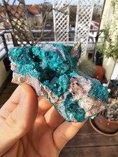 Dioptas Mit Malachit Stufe Aus Kongo 265 Gramm