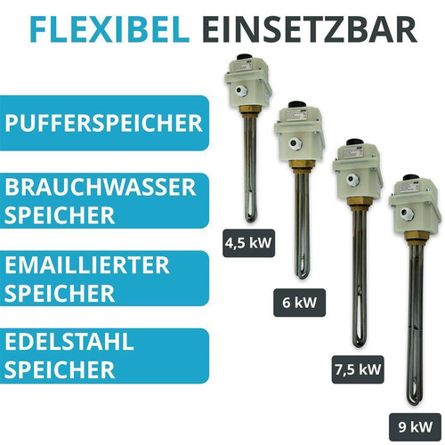 Elektro heizstab 9 - heizstab, kw