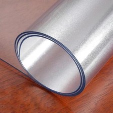 PVC Tischdecke Tischfolie Tischschutz Matt Transparent 120x90cm 1,5mm Folie