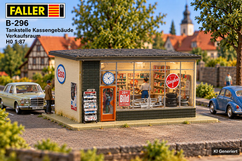 Faller 296 tankstelle - faller, b-296