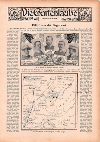 Schlacht waterberg - schlacht, am