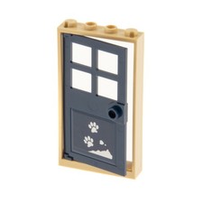 1x Lego Door Frame 1x4x6 Beige