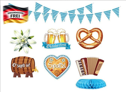 Oktoberfest deko set - deko,