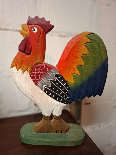 Hühner hahn deko aus holz - hühner,,