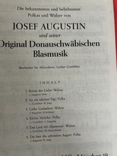 Josef Augustin und seine Original Donauschwäbische Blasmusik  Akkordeon Noten