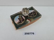 Löschwiege Sächsische Bastei Glasmalerei Glasgriff handgeschliffen um1910#250776