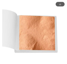 500 x  Kupfer Blattgold Schlagmetall Thailand ca. 8,5cm x 8cm Blattgold Folie