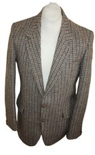 DUNN & CO luxus Harris Tweed  Sakko Gr 50 40R Jacket HERREN  JACKE fein