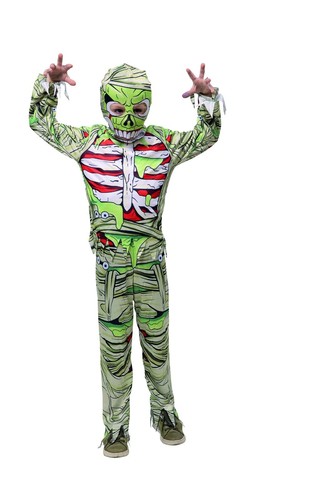 Grüne mumie grusel halloween - mumie,