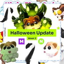 Adopt me Pet HALLOWEEN PATCHYS