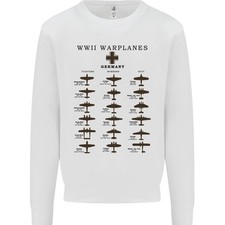 Deutsche Krieg Flugzeuge Zweiter Weltkrieg Fighters Kinder Sweatshirt Pullover