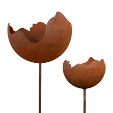 Metall Deko Rost Feuer Ball