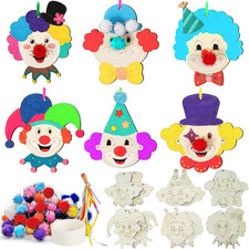 12pcs Clown Basteln,Karneval