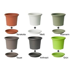 Blumentopf und Untersetzer 12