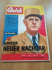 QUICK  / Nr.41 / 1958  Zeitschrift / Illustrierte /Nostalgie 