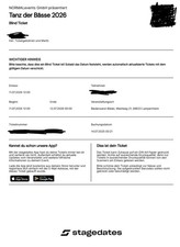 Tanz der Bässe 2026 Ticket