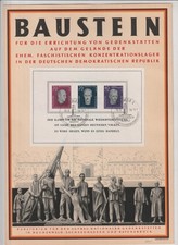DDR-Gedenkblatt: Buchenwald - Baustein 1958
