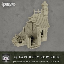 Tabletop Gelände Terrain • Haus Ruine • für Mordheim Warhammer Fantasy