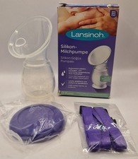 Lansinoh Silikon Milchpumpe | BPA-frei Brustpumpe Stillzeit Muttermilch Sammler
