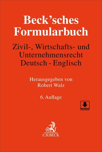 Beck sches formularbuch - beck'sches,