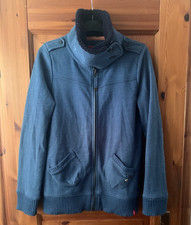 EDC - (Esprit) - Sweatshirt-Jacke- Gr. 40 - jeansblau - wenn es herbstlich wird