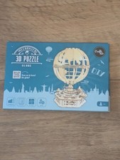 3D Puzzle, Globus, Holz