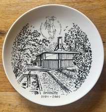 Wandteller - Sammelteller - Motiv Grillhütte 2001-2002 - Karnevalsverein
