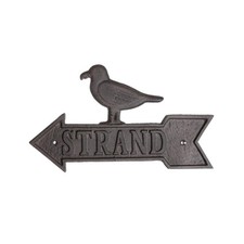 Wanddeko Pfeil mit Möwe
