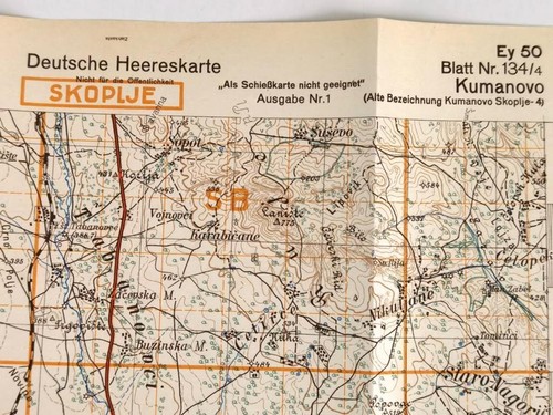 Deutsche heereskarte 1943 - deutsche,