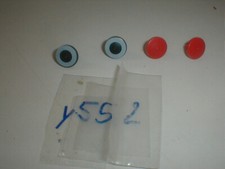 Playmobil/LGB Modelleisenbahn, 4 x Puffer, 2 x rot, 2 x schwarz/silber Neu (Y552