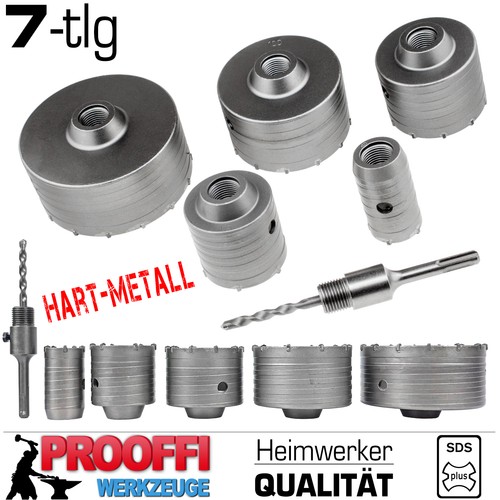 Tlg sds plus hartmetall - 7-tlg, sds-plus