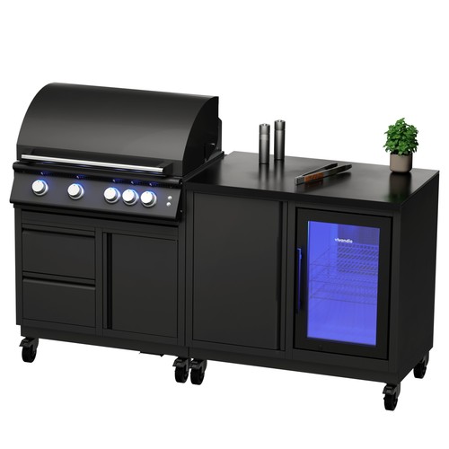 Mobile gartenküche bbq - mobile, /