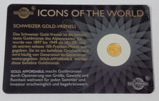 ICONS OF THE WORLD, Goldmünze