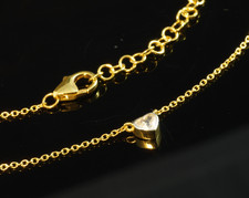 585 gold collierkette mit - 585,