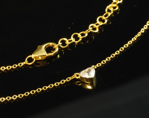 585 gold collierkette mit - 585,