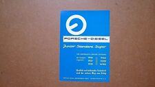 PORSCHE-DIESEL Junior Standard  Super  Original alte Werbepostkarte       