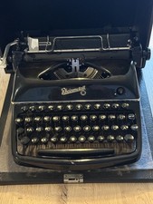 Rheinmetall Schreibmaschine mit Koffer und Zubehör