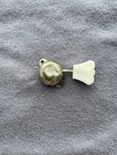 Hopf 1960s guitar tulip tuner L left side - 6mm shaft - button replaced