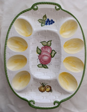 Eierteller, Eierplatte, Eierschale,Osterteller für 8 Eier