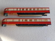 Gützold Paar SVT 137 Gehäuse rot elfenbein (auch Piko und EMB)