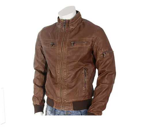 Bikerjacke kunstleder - bikerjacke,