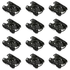 12 Stück Modelleisenbahn H0 1:87 POM Drehgestelle mit 36" Kunststoffrädern